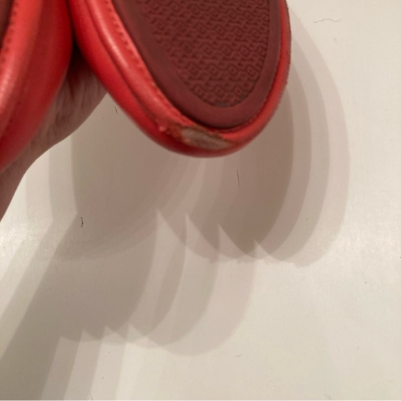 EUC Tory Burch Minnie Traveler Flats - Red 6.5 - Picture 4 of 9